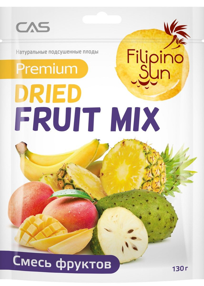 Смесь Filipino Sun сушеные фрукты, 130г, 6 штук #1