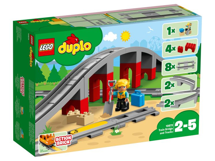 Конструктор LEGO DUPLO Town Железнодорожный мост  10872 #1