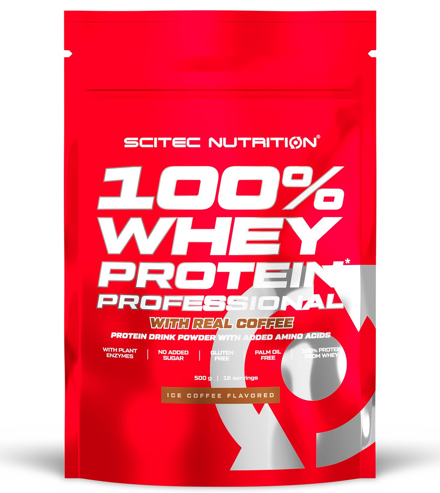 Протеин сывороточный Scitec Nutrition 100% Whey Protein Professional 500 г холодный кофе  #1