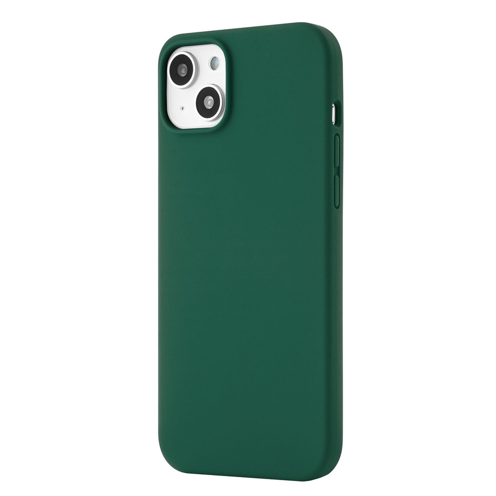 Чехол защитный uBear Touch Mag Case для iPhone 14 Plus, MagSafe совместимый, силикон, софт-тач, зелёный #1