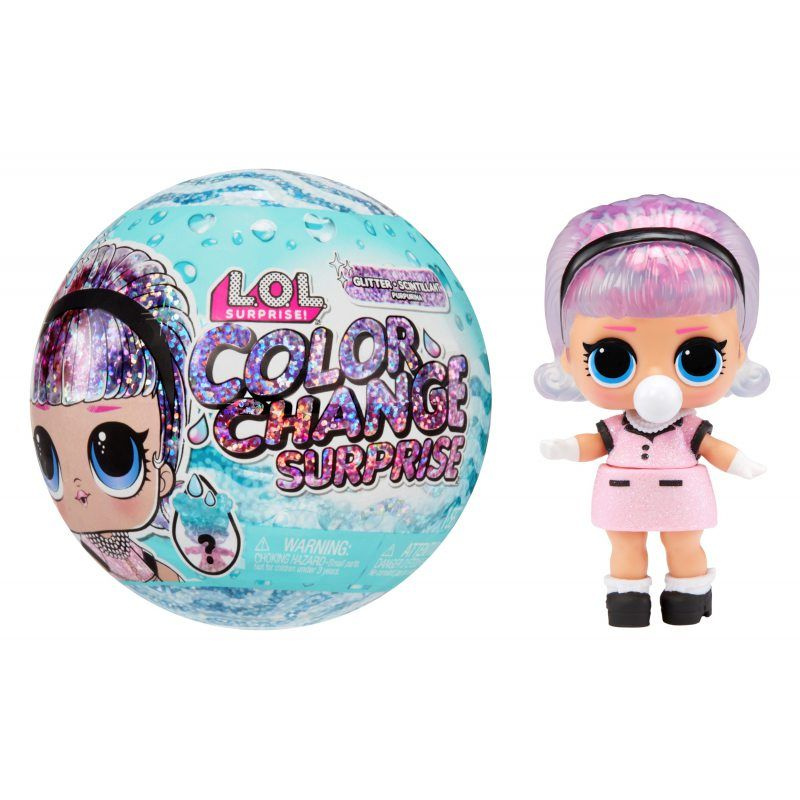 Кукла L.O.L. Surprise! Glitter Color Change глитер колор чейндж шар с блестками меняет цвет  #1