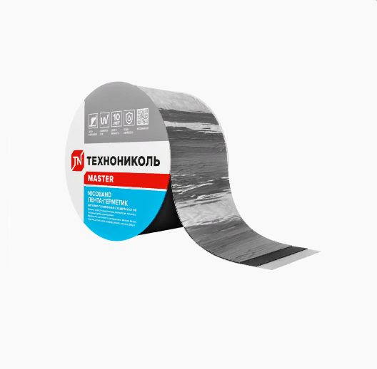 Лента герметик nicoband технониколь, битумная герметизирующая ...