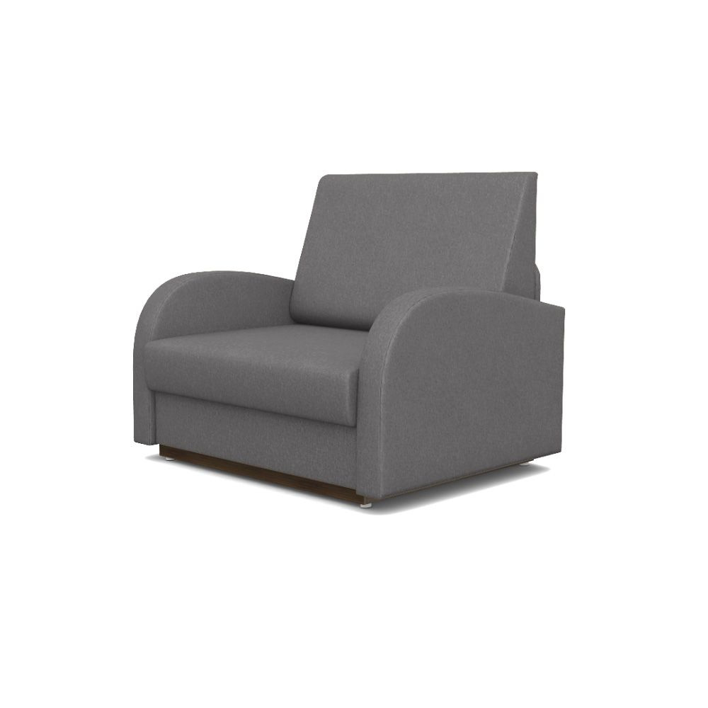 Кресло-кровать Стандарт ФОКУС- мебельная фабрика 89х80х87 см рогожка серая  #1
