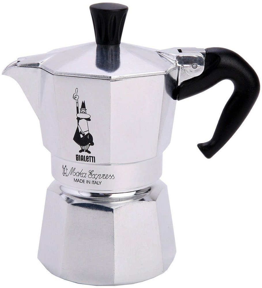 Гейзерная кофеварка Bialetti Moka Express (2 чашки), 58-1108 / 1168 #1