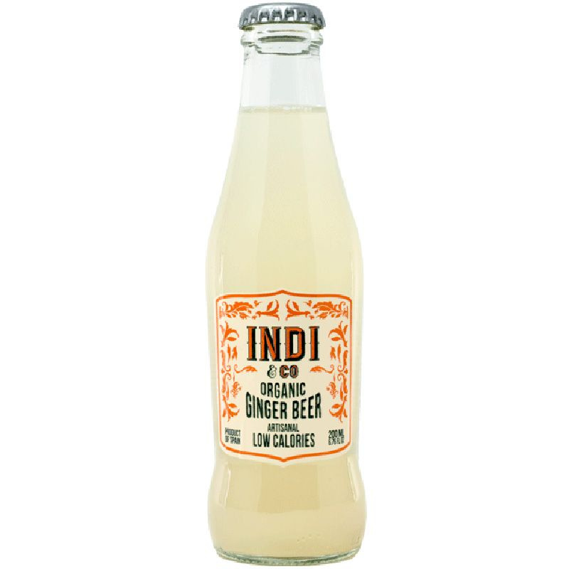 Тоник Indi Organic Ginger Beer, Инди Органический Тоник, Имбирь (USDA Organic) 0.2л, стекло  #1