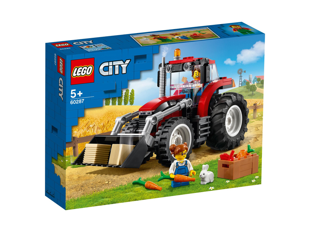 Конструктор LEGO City Great Vehicles Трактор, 148 деталей, возраст от 5+, 60287  #1