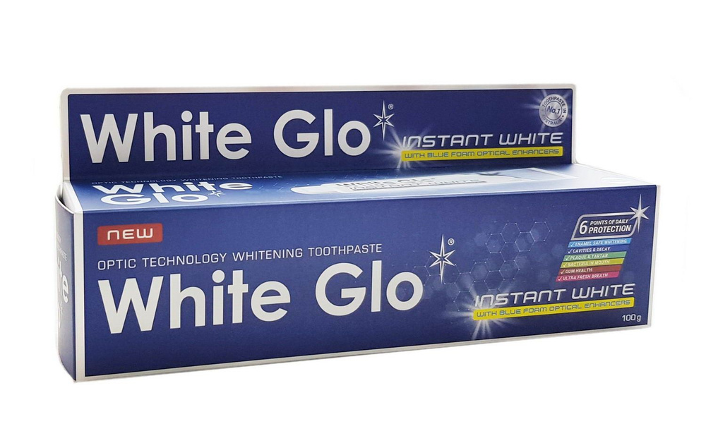 Зубная паста White Glo отбеливающая, мгновенное отбеливание 100 мл (W8178-НТМ)  #1