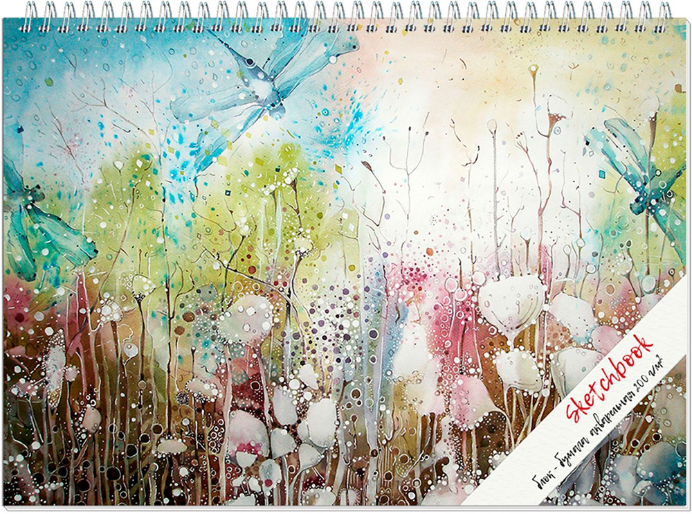 Скетчбук для акварели и пастели А3 200г/м2 20л FINE LINE Sketchbook Aquarelle на спирали/гребне 1шт/уп #1