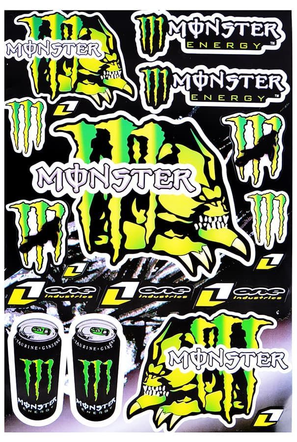 Наклейки для мотоцикла Monster Energy #1