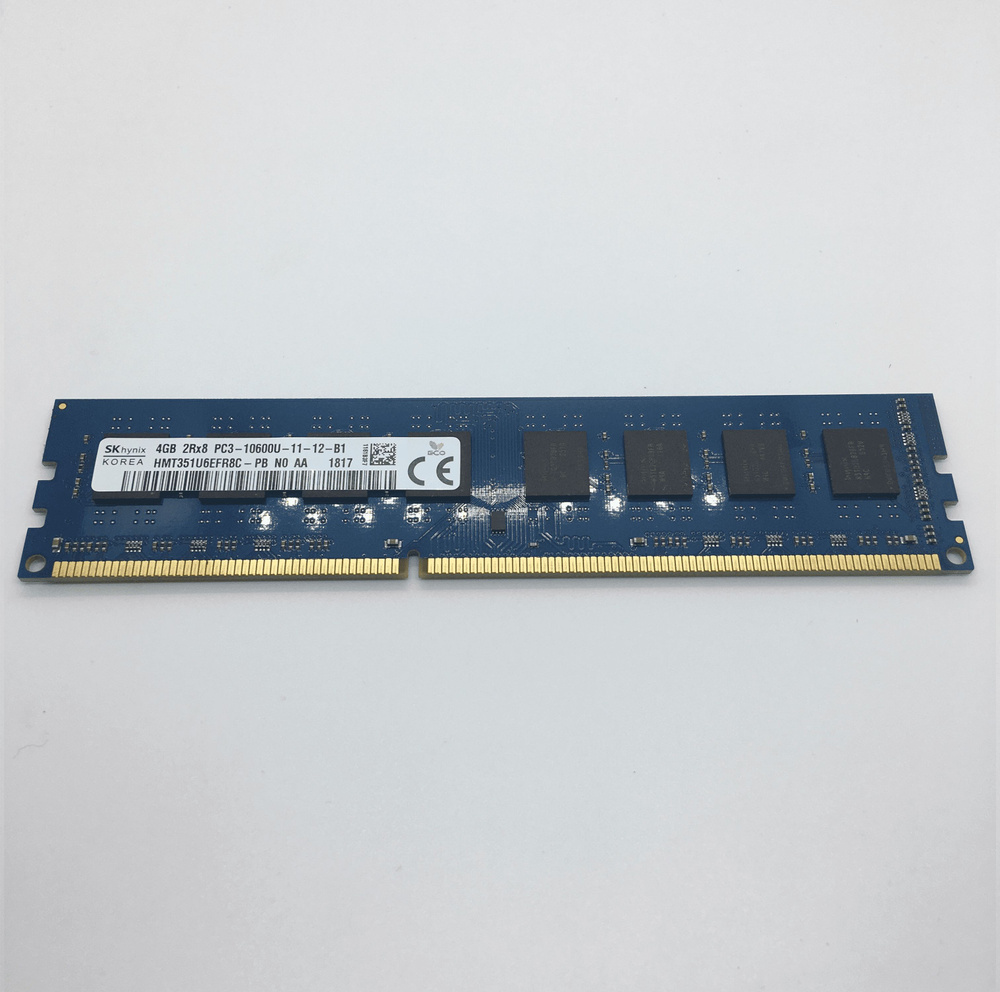 Hynix Оперативная память DDR3 4 ГБ 1333 MHz DIMM PC3-10600U 1x4 ГБ (HMT351U6EFR8CPB)  #1