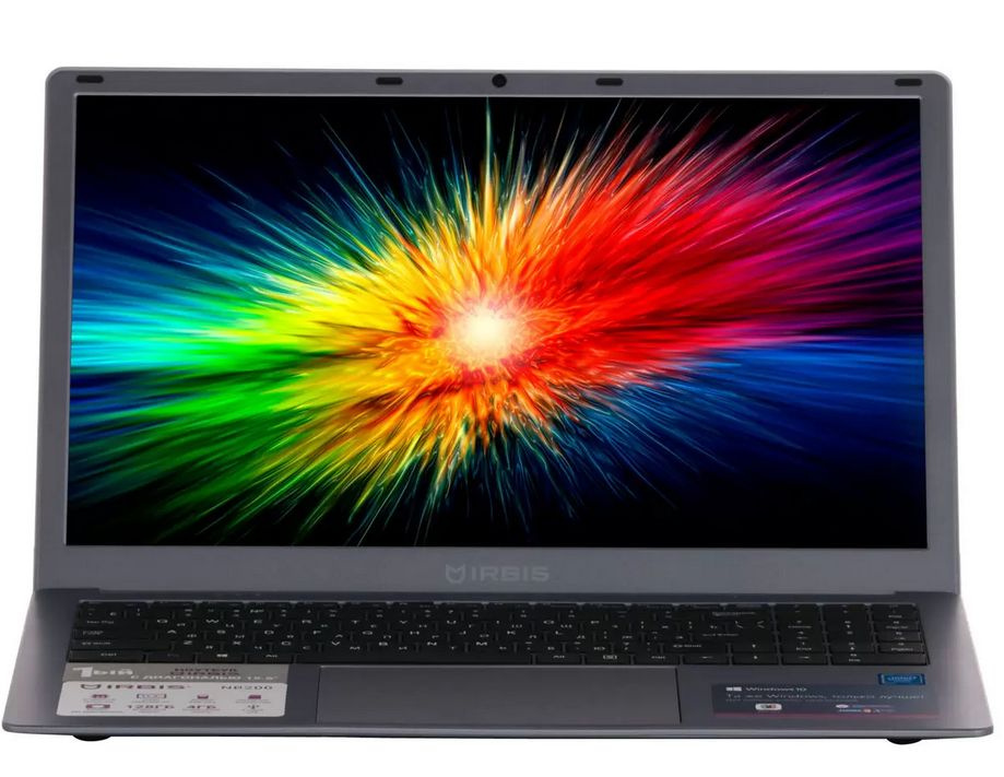 IRBIS NB201 Ноутбук 15,6", Intel Celeron J3455, RAM 4 ГБ, eMMC 128 ГБ, Intel HD Graphics 500, Windows #1