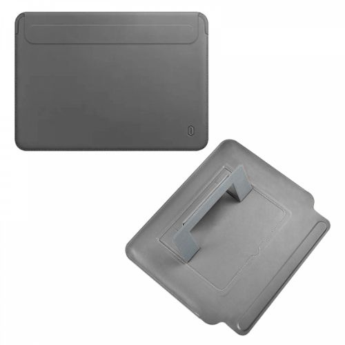 Чехол для ноутбука с подставкой WiWU Skin Pro Portable Stand Sleeve для MacBook Pro 14.2 inch - Серый #1
