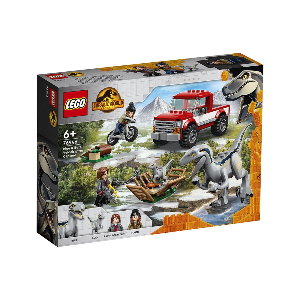 Конструктор LEGO Jurassic World 76946 Блу и поимка бета-велоцираптора  #1