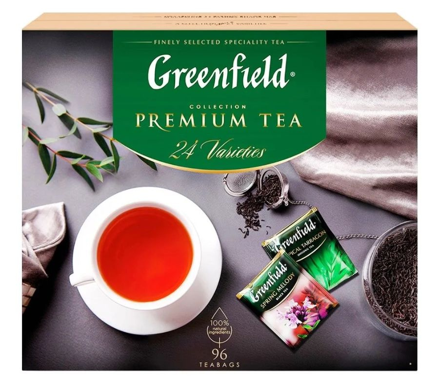Набор Greenfield Premium Tea Collecton, 24 вида, 96 пакетиков #1
