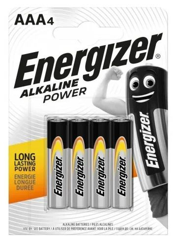 Energizer Батарейка AAA, Щелочной тип, 1,5 В, 4 шт #1