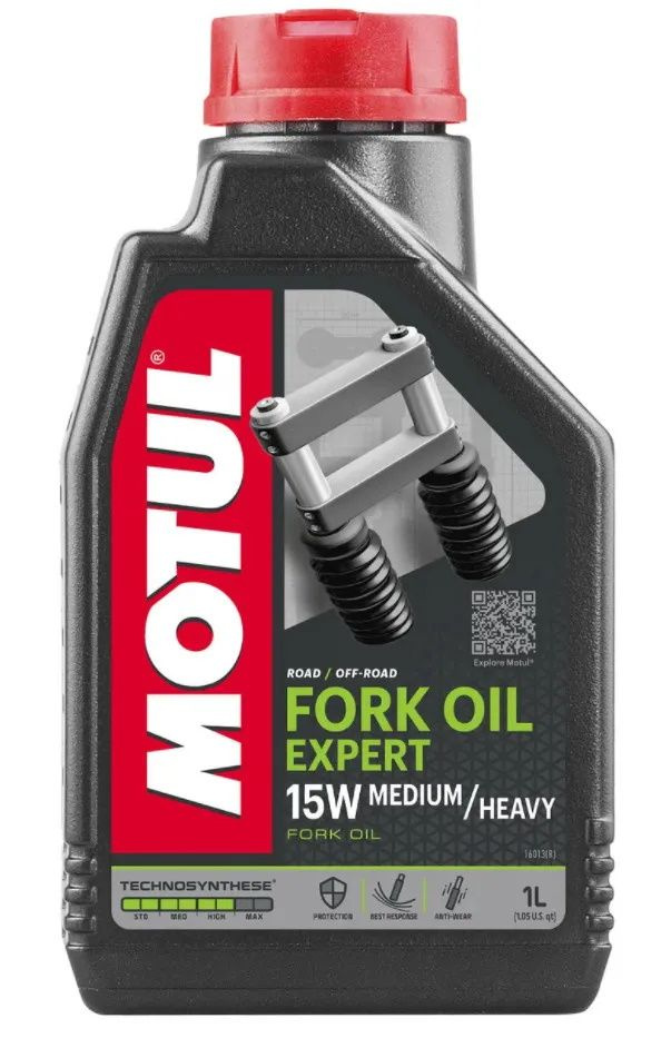 Вилочное масло MOTUL FORK OIL EXPERT Medium/Heavy 15W полусинтетическое 1 л  #1