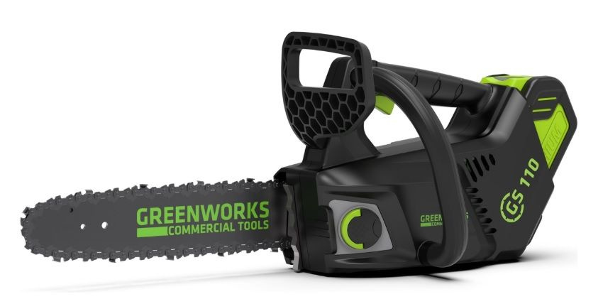 Пила цепная одноручная бесщеточная 40В 25см (без АКБ и ЗУ) Greenworks 2003807  #1