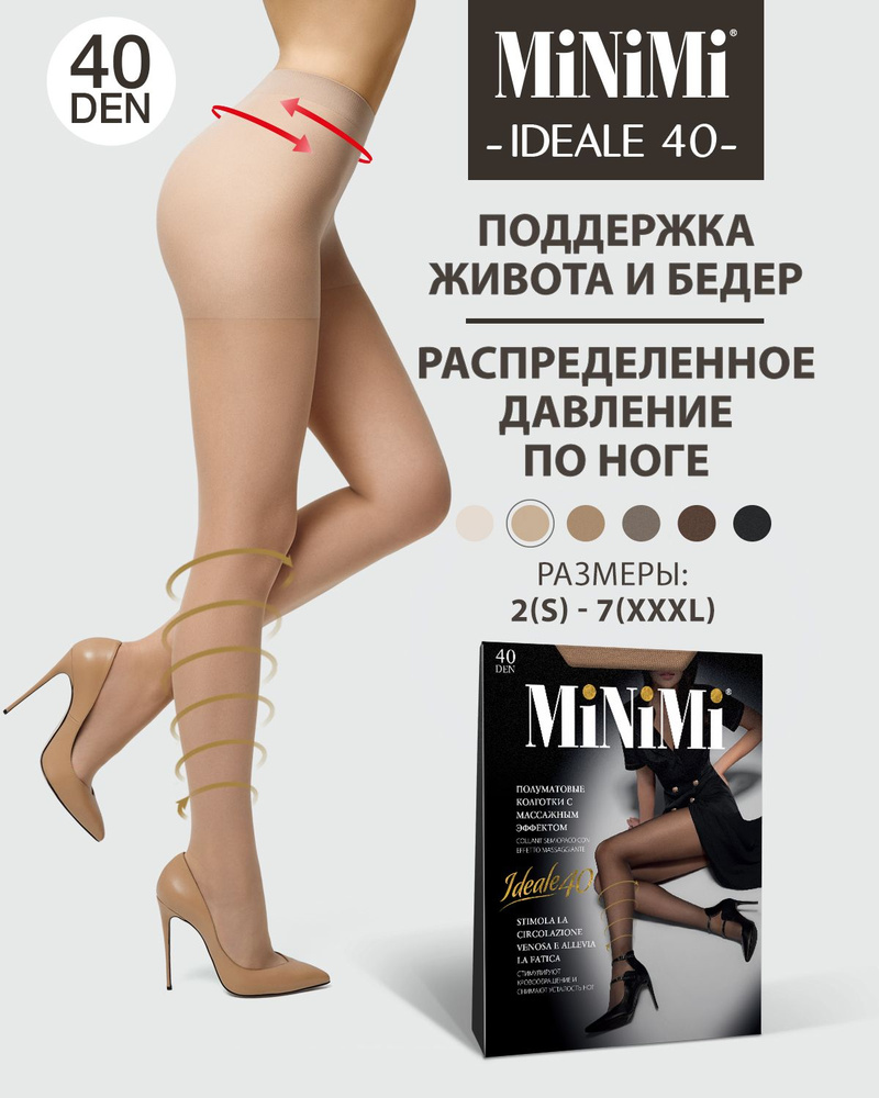 Колготки Minimi Ideale, 40 ден, 1 шт #1