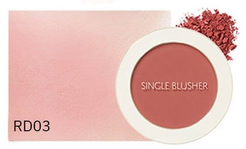 The Saem Румяна компактные Saemmul Single Blusher RD03 Trench Rose, 5г #1