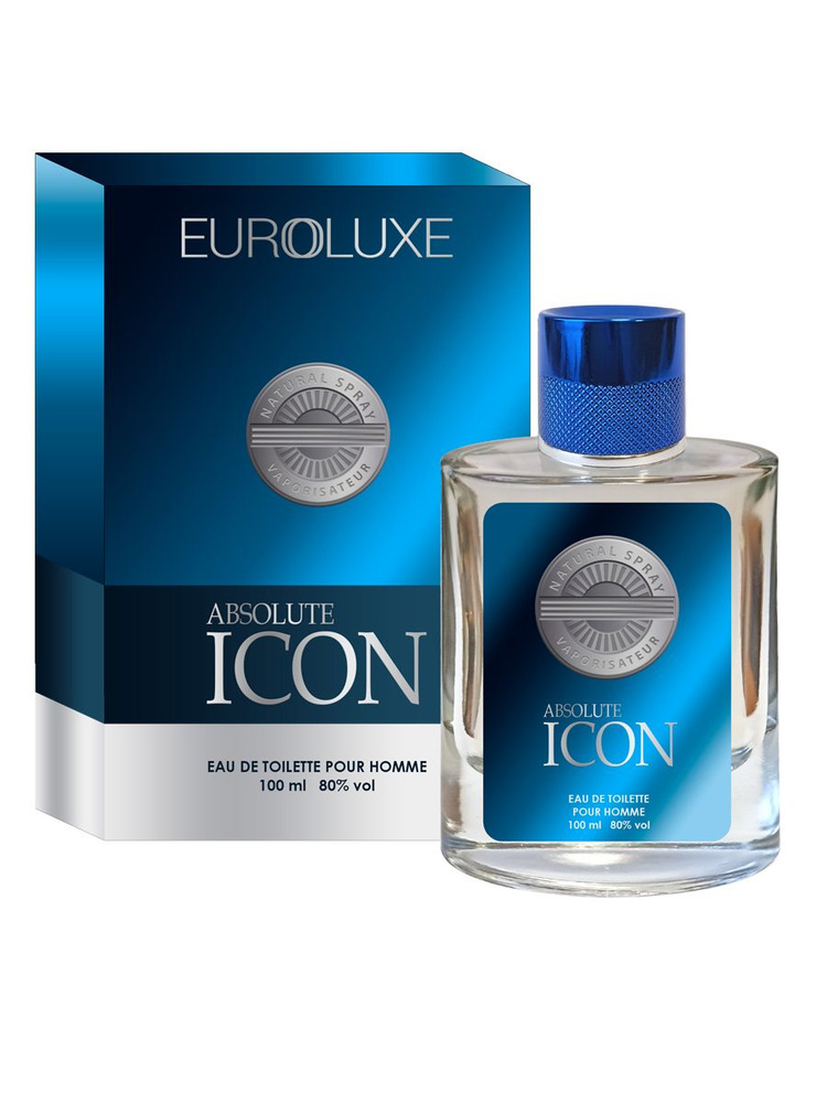 EUROLUXE/Туалетная вода Icon Absolute 100мл /Парфюм мужской, парфюм, мужской, духи, одеколон, туалетная #1