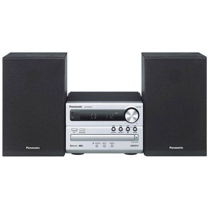 Микросистема Panasonic SC-PM250EE-S CD, MP3, Bluetooth, USB #1