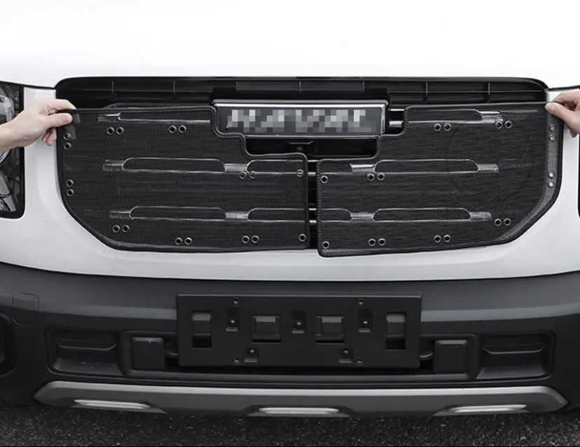 Защитная сетка под решетку радиатора Haval Dargo / Хавал Дарго 2022 ...