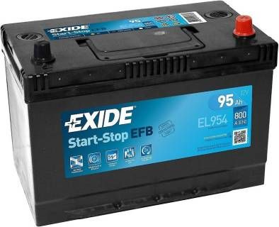 Аккумулятор автомобильный Exide Start-Stop EFB EL954 (95 A/h), 800А R+ #1