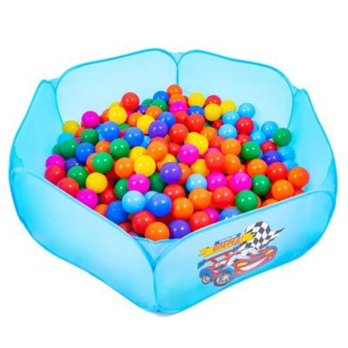 Шарики для сухого бассейна с рисунком, диаметр шара 7,5 см, набор 8 штук, цвет разноцветный  #1