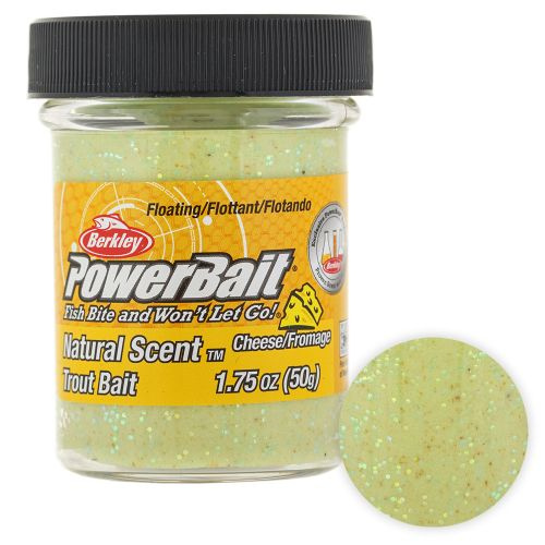 Форелевая паста Berkley Powerbait NATURAL SCENT CHEESE LIGHT GREEN #1