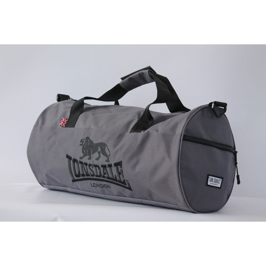 Сумка Lonsdale Barrel Bag 2 серая #1