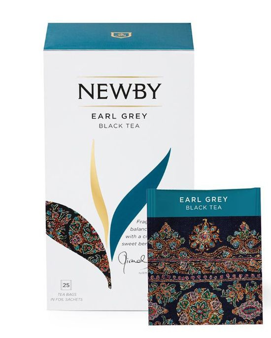 Чай черный Newby "Earl Grey" 25 х 2 г, Индия #1