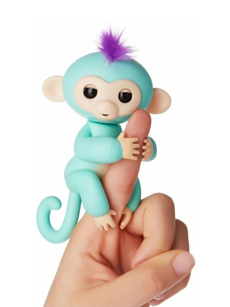 Обезьянка на палец Happy Monkey Аналог Fingerlings #1