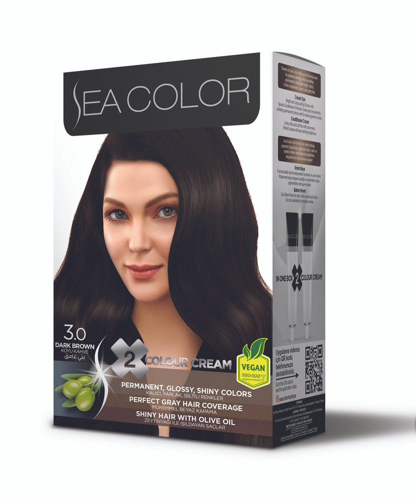 SEA COLOR Краска для волос, 185 мл #1