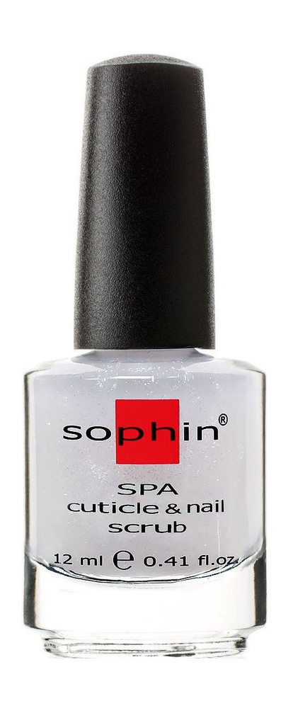 Скраб для ногтей и кутикулы с кератином / Sophin Spa Cuticle & Nail Scrub  #1