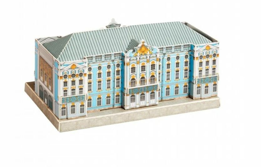 Сборная модель из картона Екатерининский дворец №492, cерия "Петербург в миниатюре"  #1