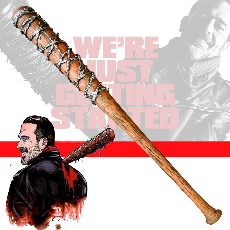 Бита Нигана Люсиль из сериала Ходячие мертвецы цвет The Walking Dead PU резина 82cm  #1