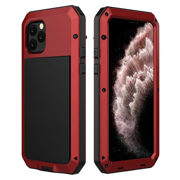 Ударопрочный чехол LunaTik Taktik Extreme для iPhone 13 Pro Max, цвет Satin Red  #1