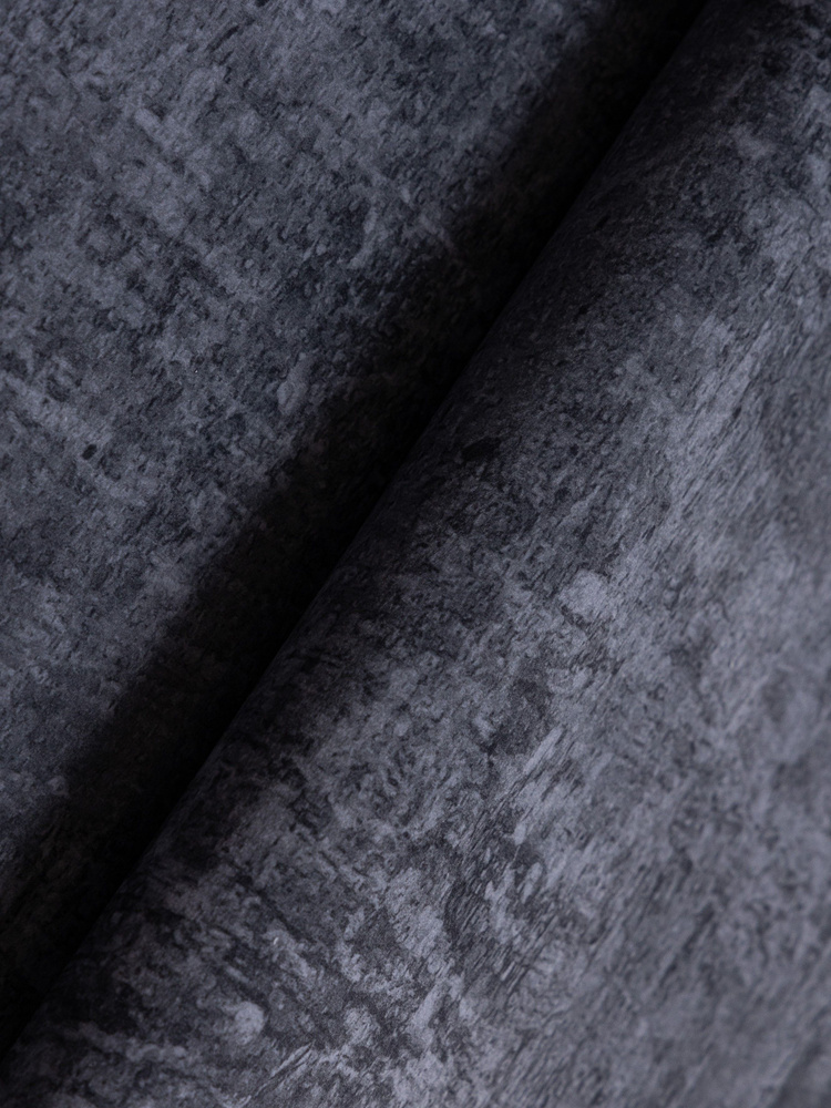 Ткань мебельная отрезная велюр Kreslo-Puff ENNS 83, темно-серый, 1 метр, для обивки мебели, перетяжки, #1