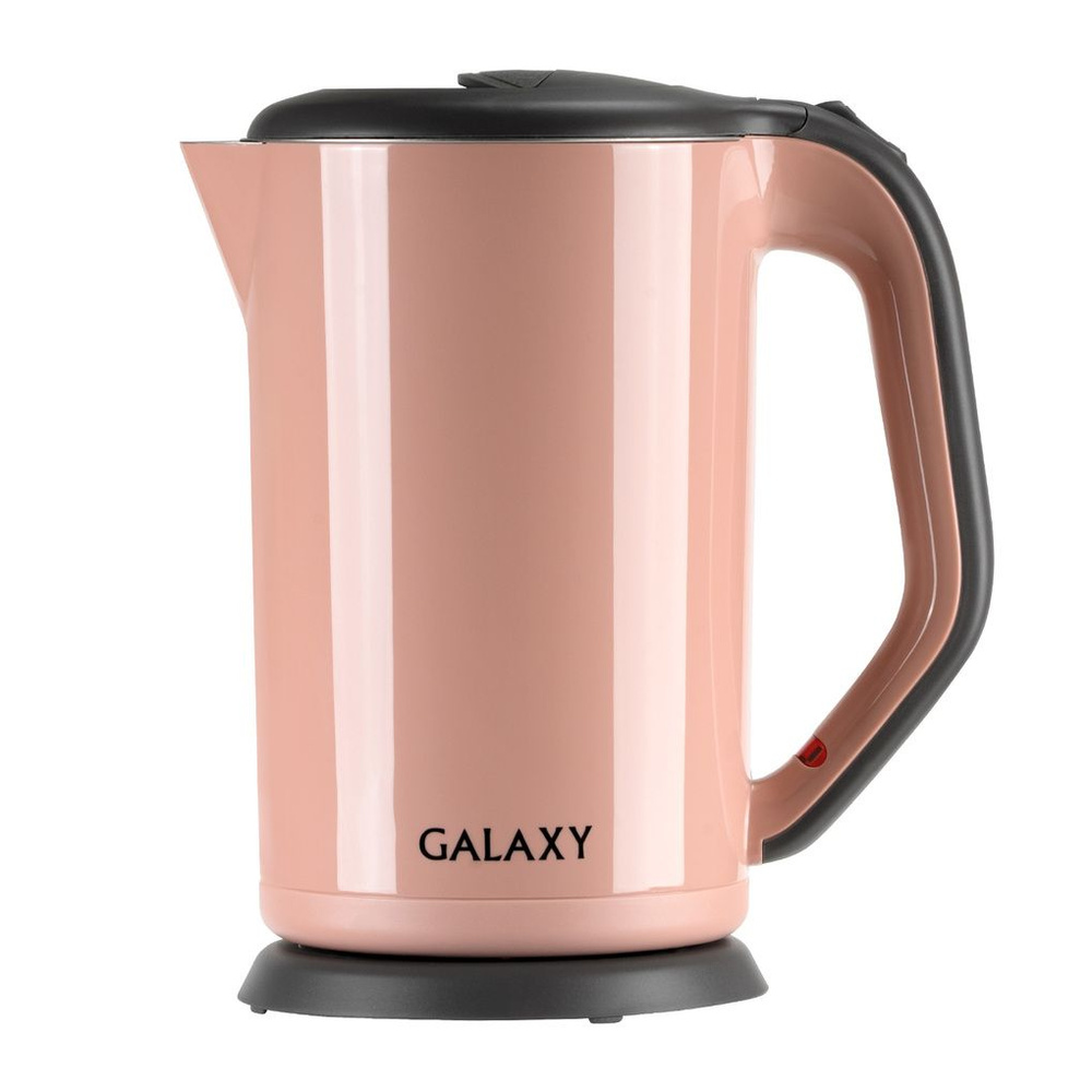 Чайник Galaxy GL 0330 розовый 2000 Вт, 1,7 л, с двойными стенками #1