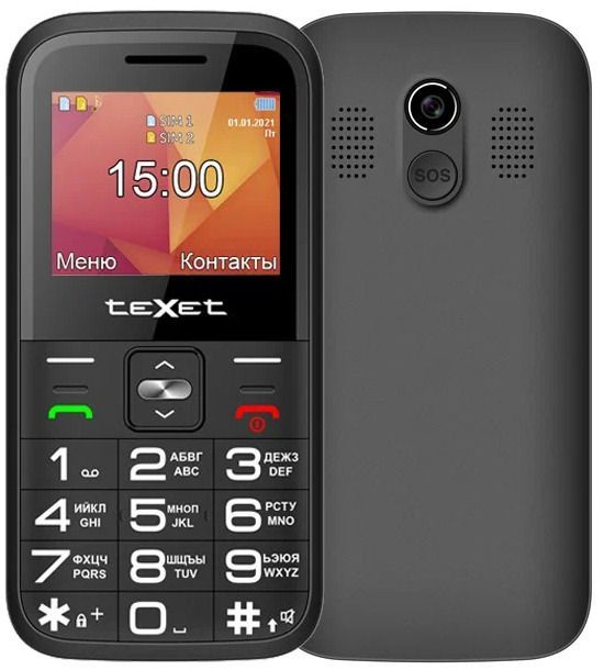 Мобильный телефон Texet TM-B418, черный #1