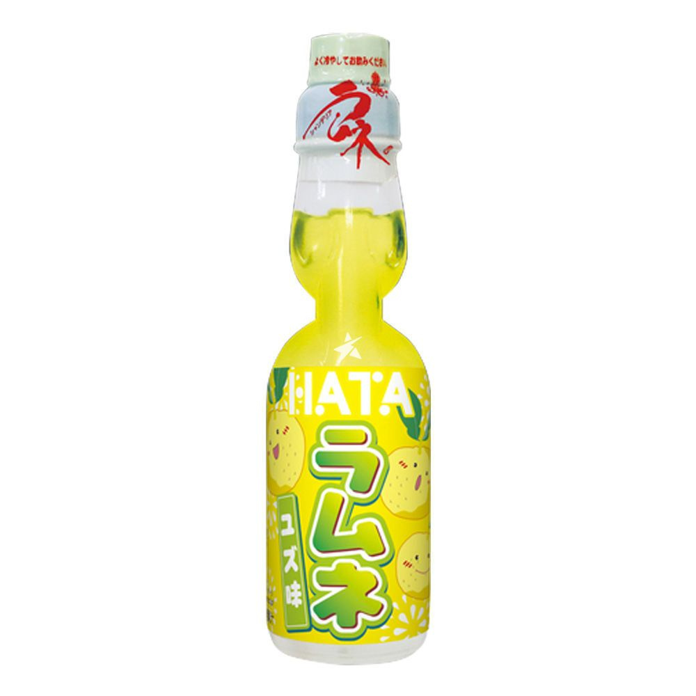 Газированный напиток HATAKOSEN Ramune со вкусом ЮЗУ, 200 мл (Япония)  #1