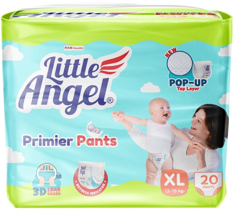 Подгузники-трусики Little Angel Premier 5 XL 11+кг 40-54см 20шт 1шт #1