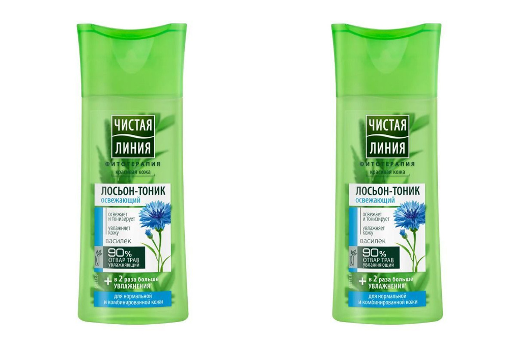 Чистая Линия Лосьон-тоник для комбинированной и нормальной кожи, На ...