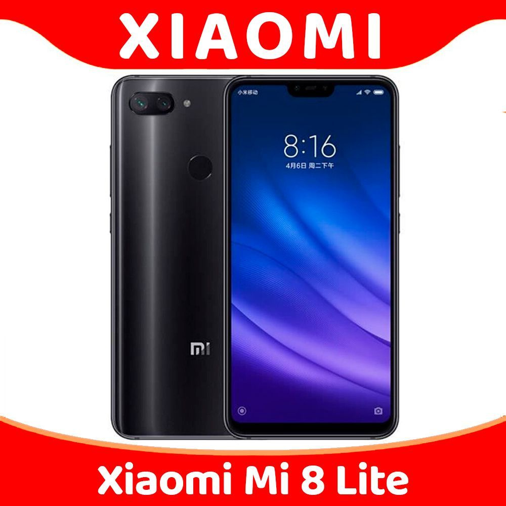 Xiaomi Смартфон Mi 8 lite 6/64 ГБ, черный #1