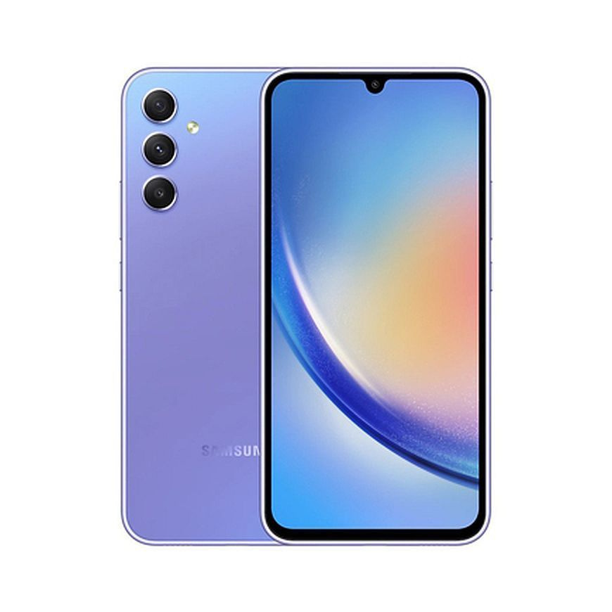 Samsung Смартфон Galaxy A34 5G 8/256 ГБ, фиолетовый #1