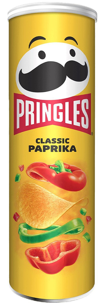 Чипсы картофельные Pringles Classic Paprika по 165 гр Бельгия / Снеки Принглс Паприка Классик  #1