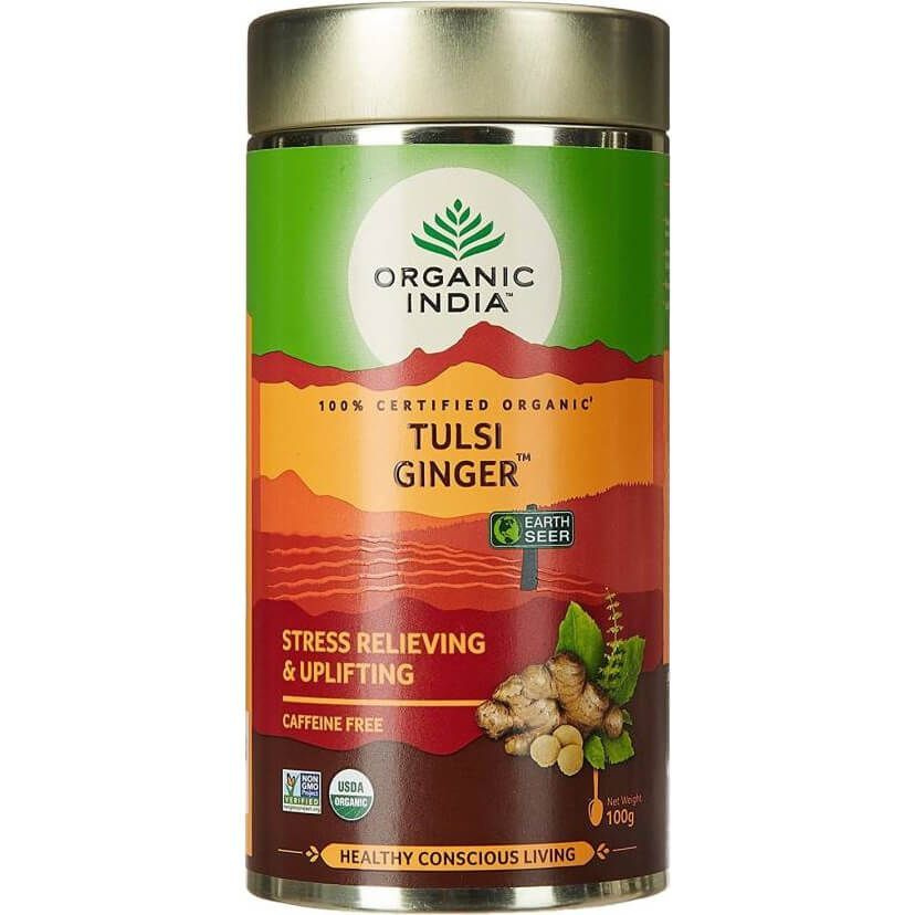 Чай Тулси и Имбирь / Tulsi Ginger tea Organic India, 100 гр #1