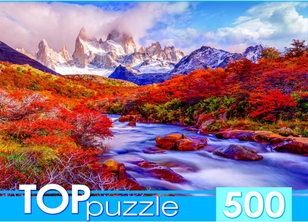 Пазл TOP Puzzle 500 деталей, элементов: Прогулка к горе Фицрой  #1