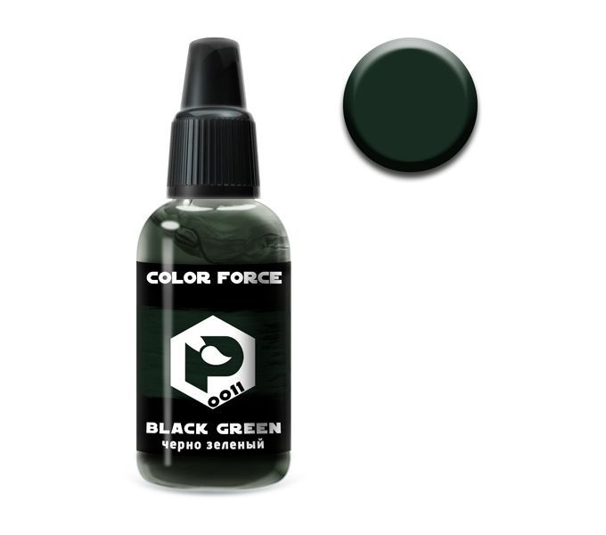 Краска Pacific88 Черно-зеленая (Black-green) #1