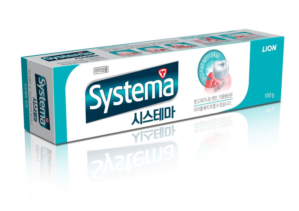 LION Зубная паста Systema, со вкусом ледяной мяты, 120 гр #1